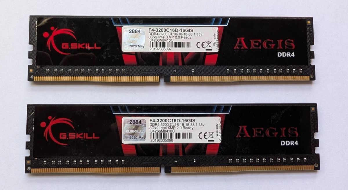 G. SKILL PC4-25600 (DDR4-3200) Bus Speed DDR4 SDRAM Memory (RAM