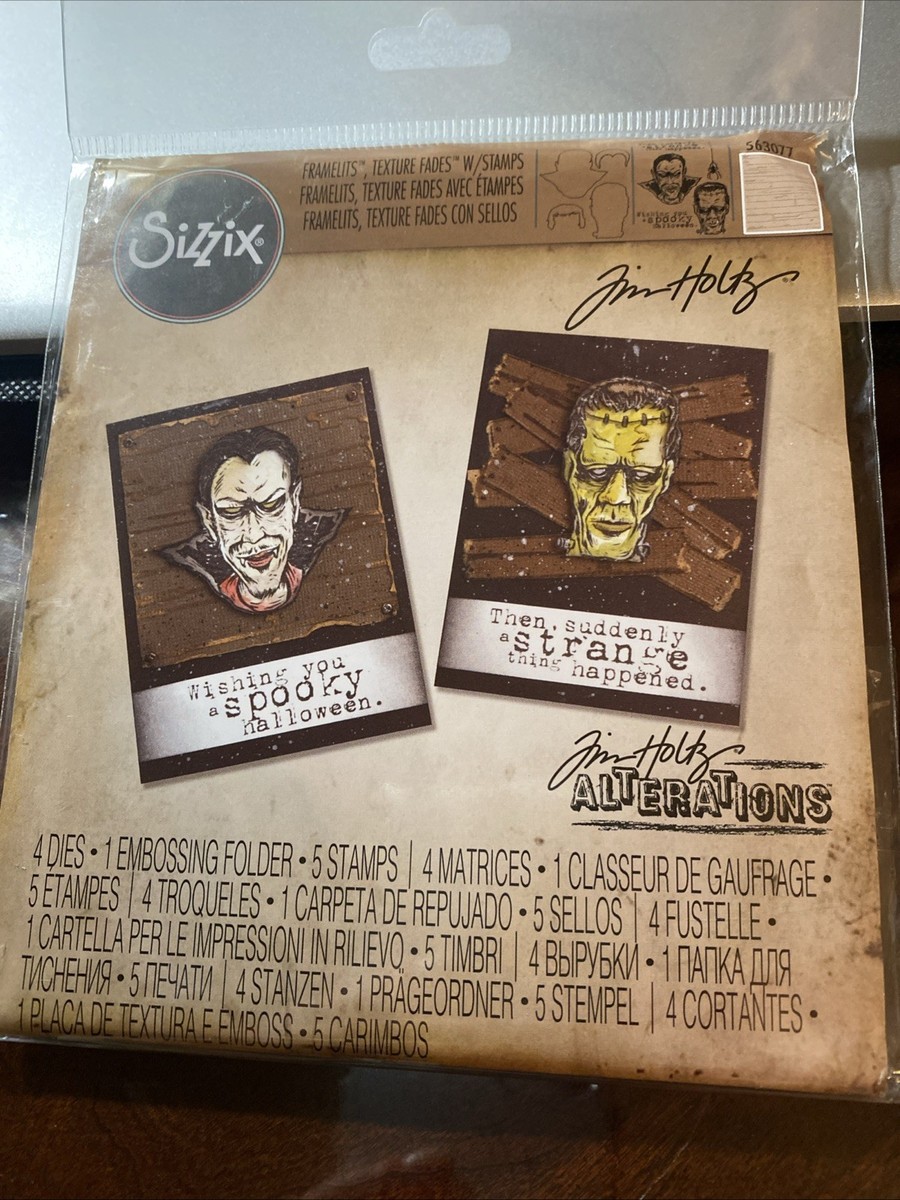 アルバム・スクラップ Sizzix bigz die Coffin Box Rare .660969