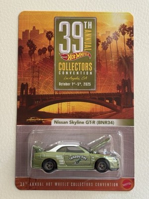 2025 Hot Wheels 39th Convention LA, CA Nissan Skyline GT-R (BNR34