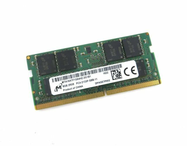 Micron 8GB DDR4 SDRAM Memory - Green (MTA16ATF1G64HZ-2G1B1) for