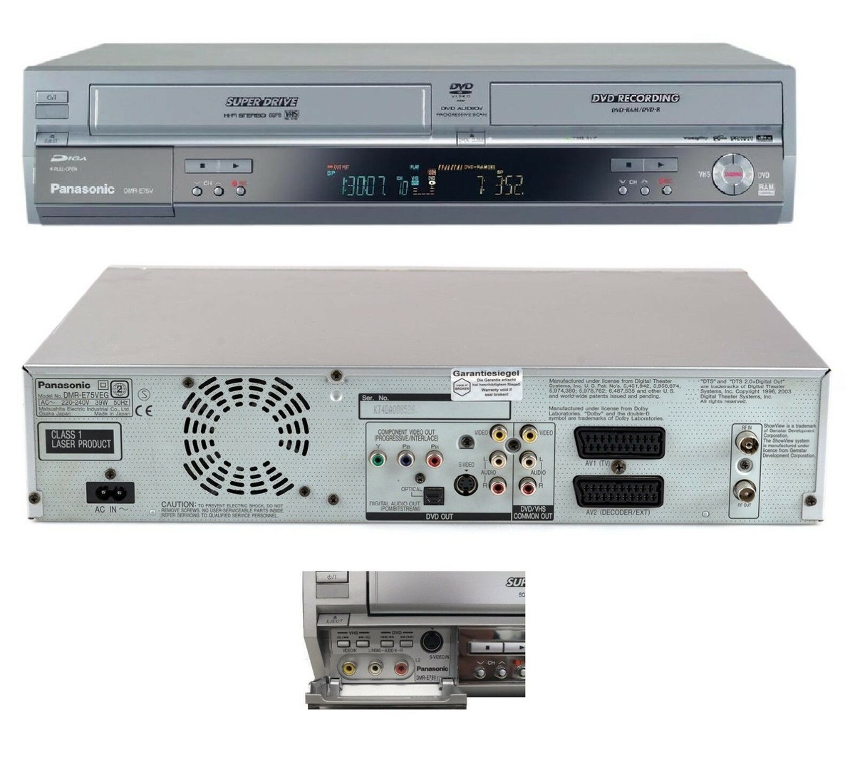 Panasonic DMR-E75V DVD Player for sale online | eBay UK