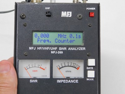 ◼︎動作確認 MFJ-269 1.8 ～ 470MHz アンテナ アナライザ