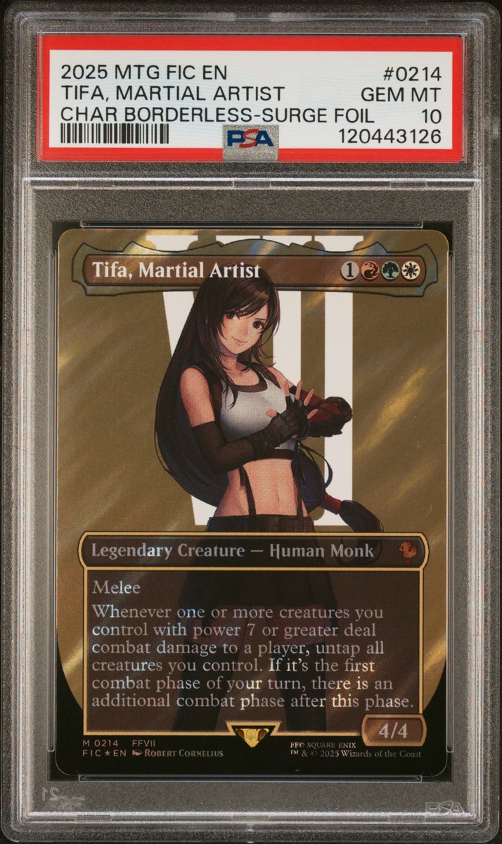 mtg 格闘家、ティファ 英語 サージFOIL FF サージFOIL)格闘家