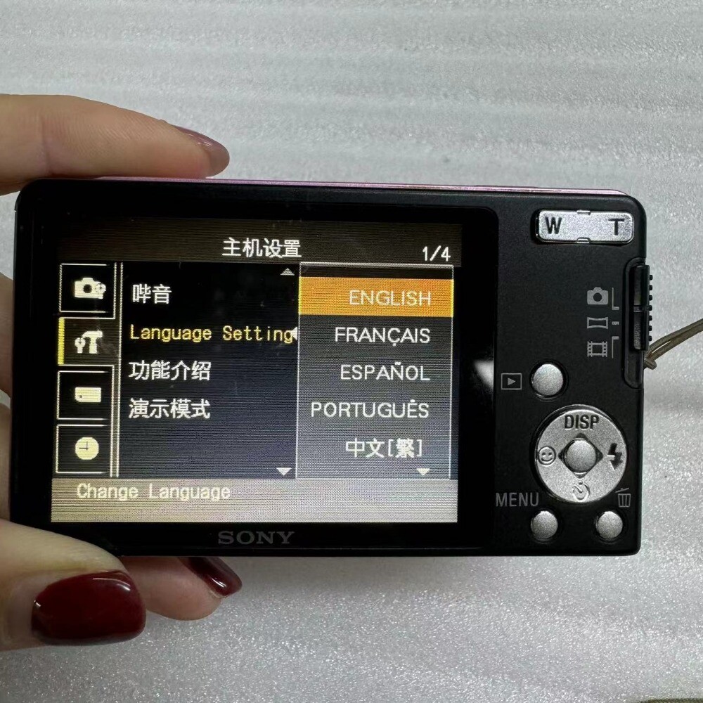 SONY Cyber-Shot DSC-W350D Digital Camera 14.1MP with Accessories