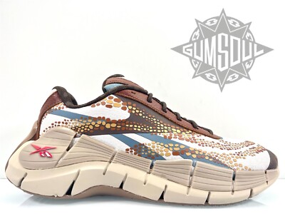 REEBOK JURASSIC WORLD ZIG KINETICA 2.5 STARK GREY GRIZZLY BROWN