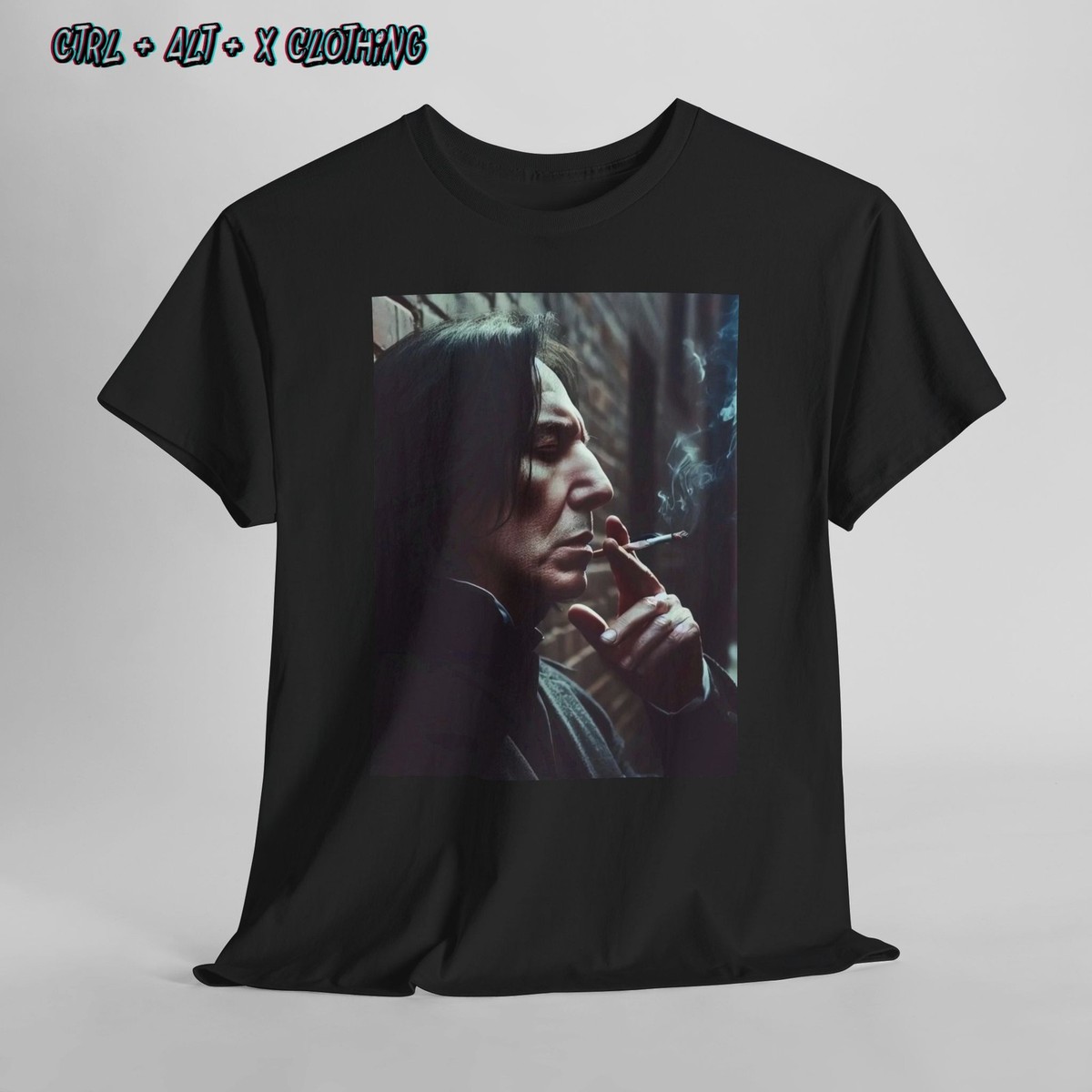 Severus Snape Smoking T-Shirt, Harry Potter Fan Gift, Hogwarts Tee