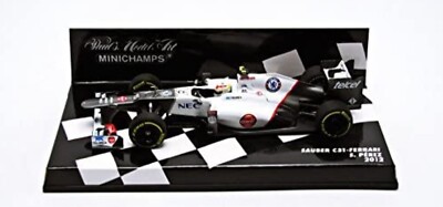 F1 Sauber C3。セルジオペレス直筆サイン入りミニカー1:43 F1 Sauber
