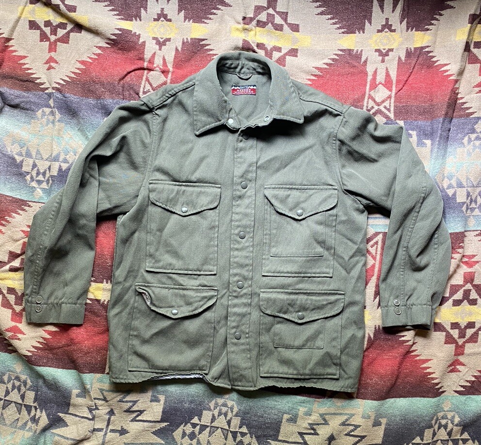 1950s Days Ranger Gabcord / Whipcord Mackinaw Size Med/ Large Wool