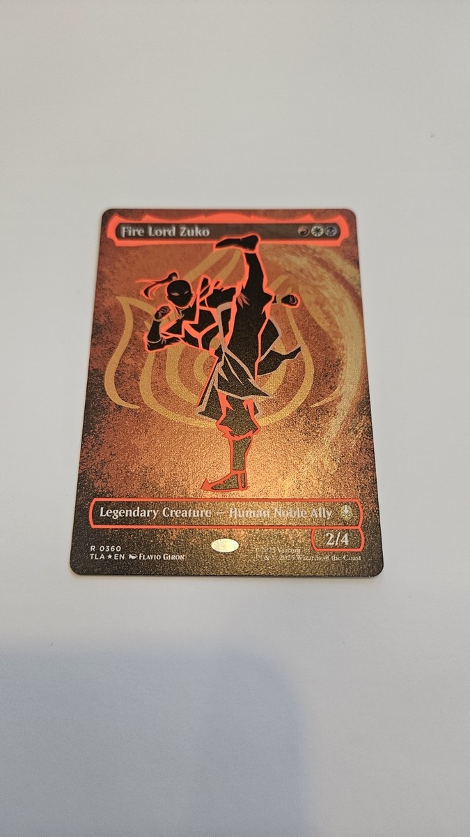 Neon Ink Fire Lord Zuko FOIL Magic: The Gathering Avatar The Last