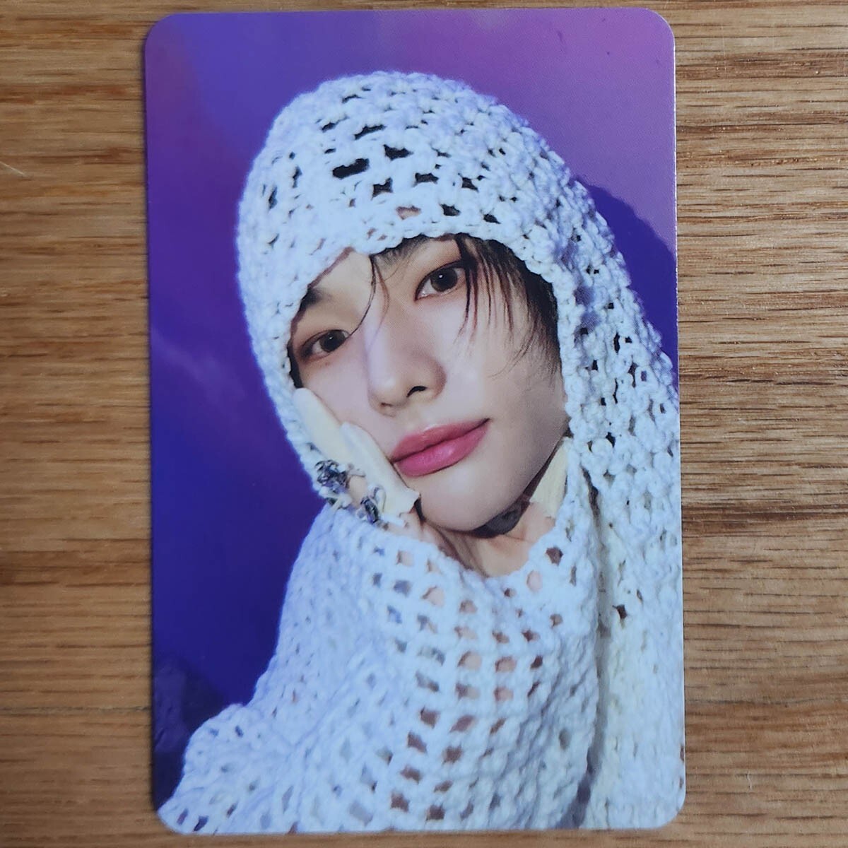 Hyunjin Official Photocard Stray Kids Rock Star Postcard Version