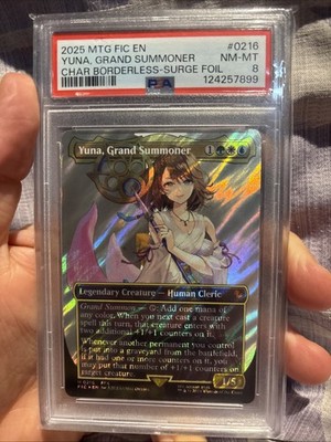 Yuna, Grand Summoner (Borderless) (Surge Foil) Commander: Final