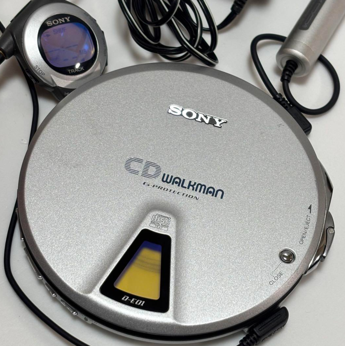 SONY ソニー CDWALKMAN D-E01 ケース付き SONY CD ウォークマン D-E01