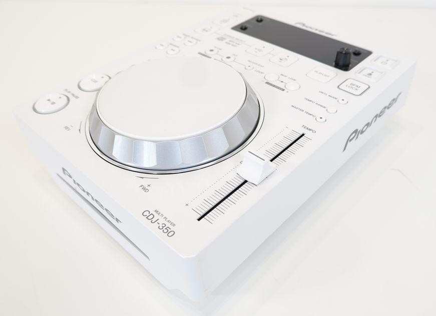 Pioneer CDJ-350 コンパクト DJ マルチプレーヤー ホワイト Pioneer