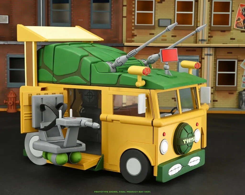 NECA Teenage Mutant Ninja Turtles Cartoon The Turtle Van Party