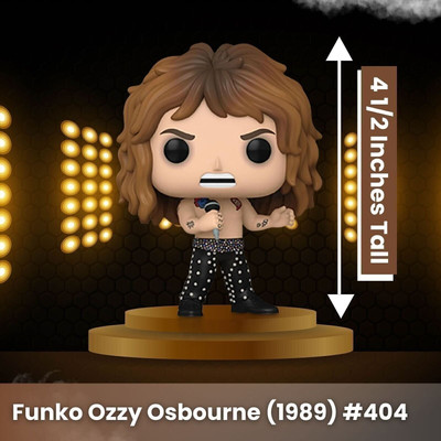 Ozzy Osbourne Funko Pop! Rocks (1989) - Collectible Vinyl Figure