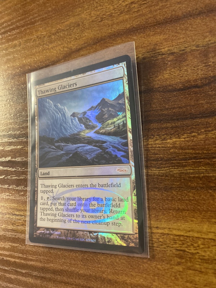 MTG✨THAWING GLACIERS Judge Promo FOIL✨MINT RARE Fetch/Bounce