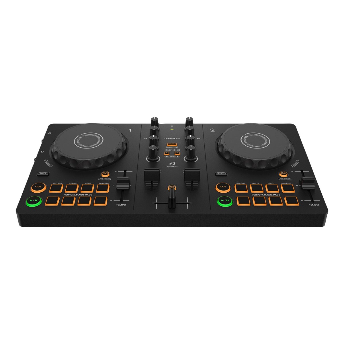 AlphaTheta DDJ-FLX2 Compact Beginner 2-Channel Serato rekordbox DJ