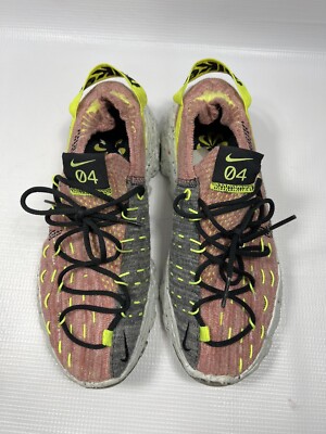 NIKE Space Hippie 04 Lemon Venom Pink gray CD3476-700 Knit Stretch