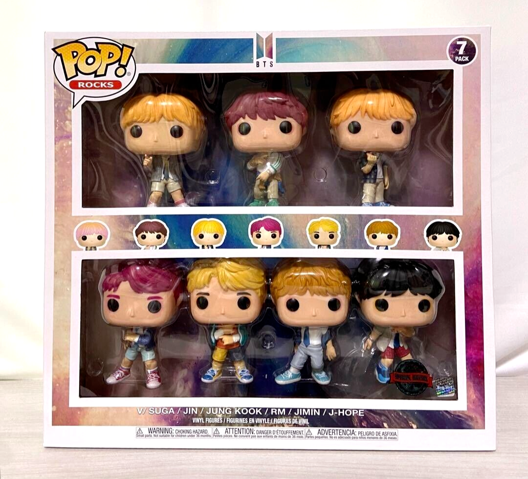 BTS Funko Pop ! 7 Pack Rocks Figure Musician Group Idol Limited