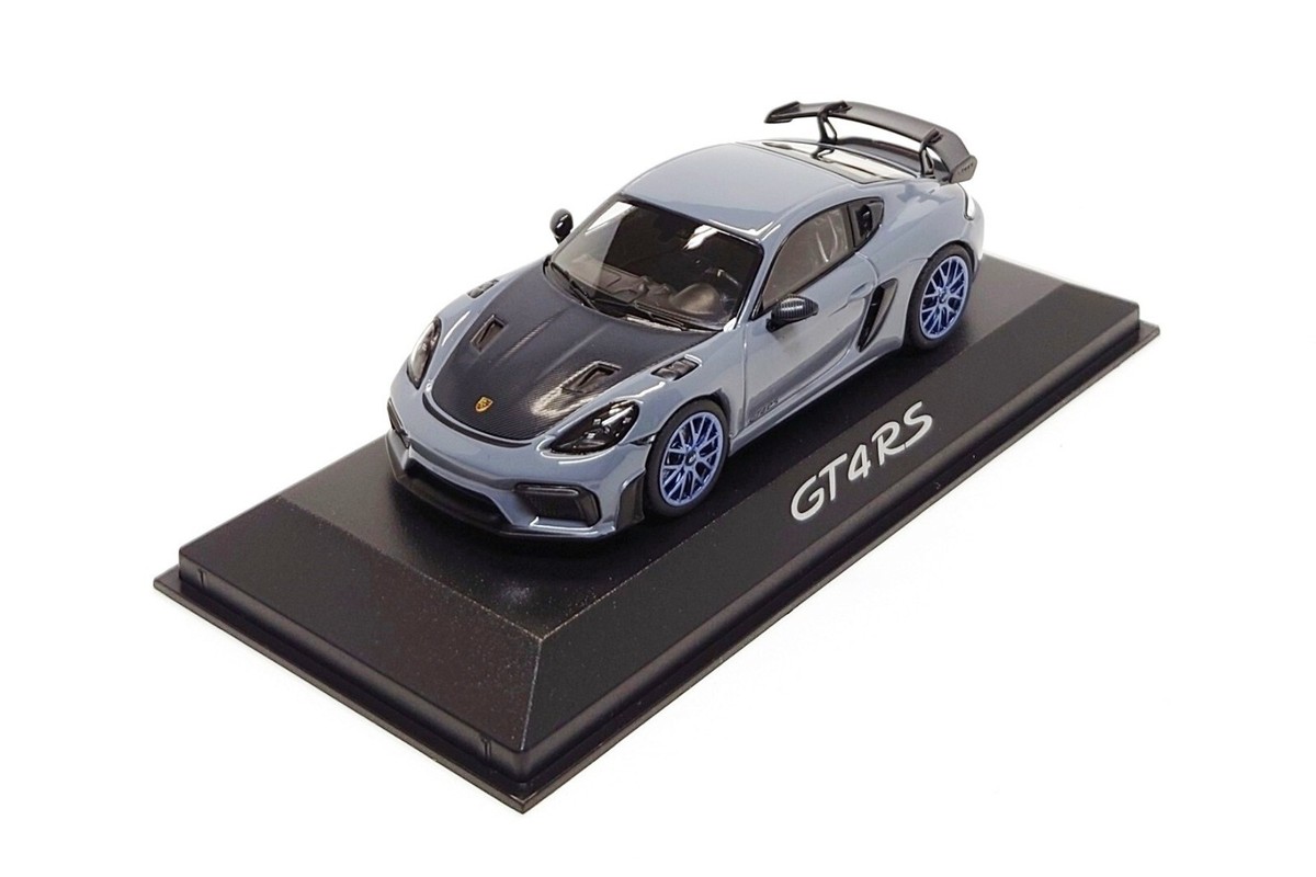 Minichamps 1:43 Porsche 718 Cayman GT4 RS (982) in Arctic Grey