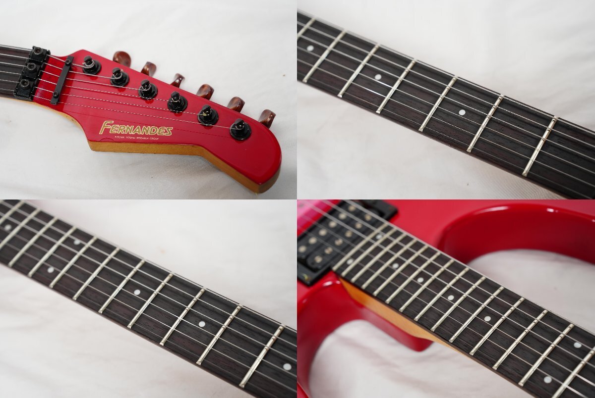 Electric Guitar Fernandes Revolver FR-55 80's Red HSH Alder Body