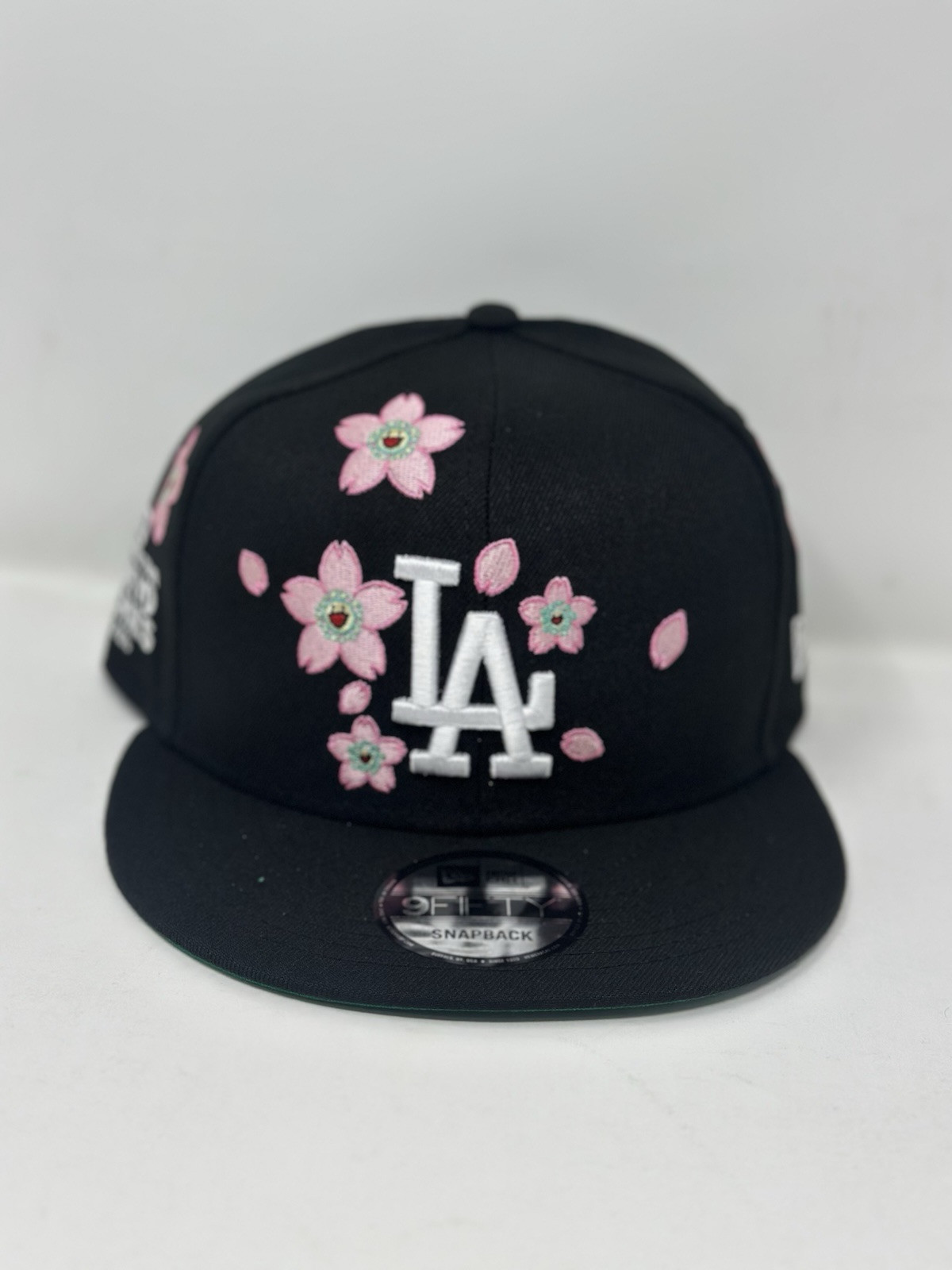 LA Dodgers Complex Takashi Murakami Black SnapBack New Era Hat In