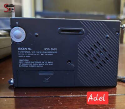 Sony ICF-SW1 Recapped & Upgraded By Adel In Excellent Condition