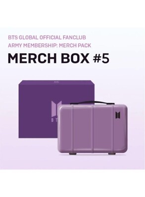 BTS MERCH BOX 5 Official ARMY Membership Set Mini Luggage New | eBay