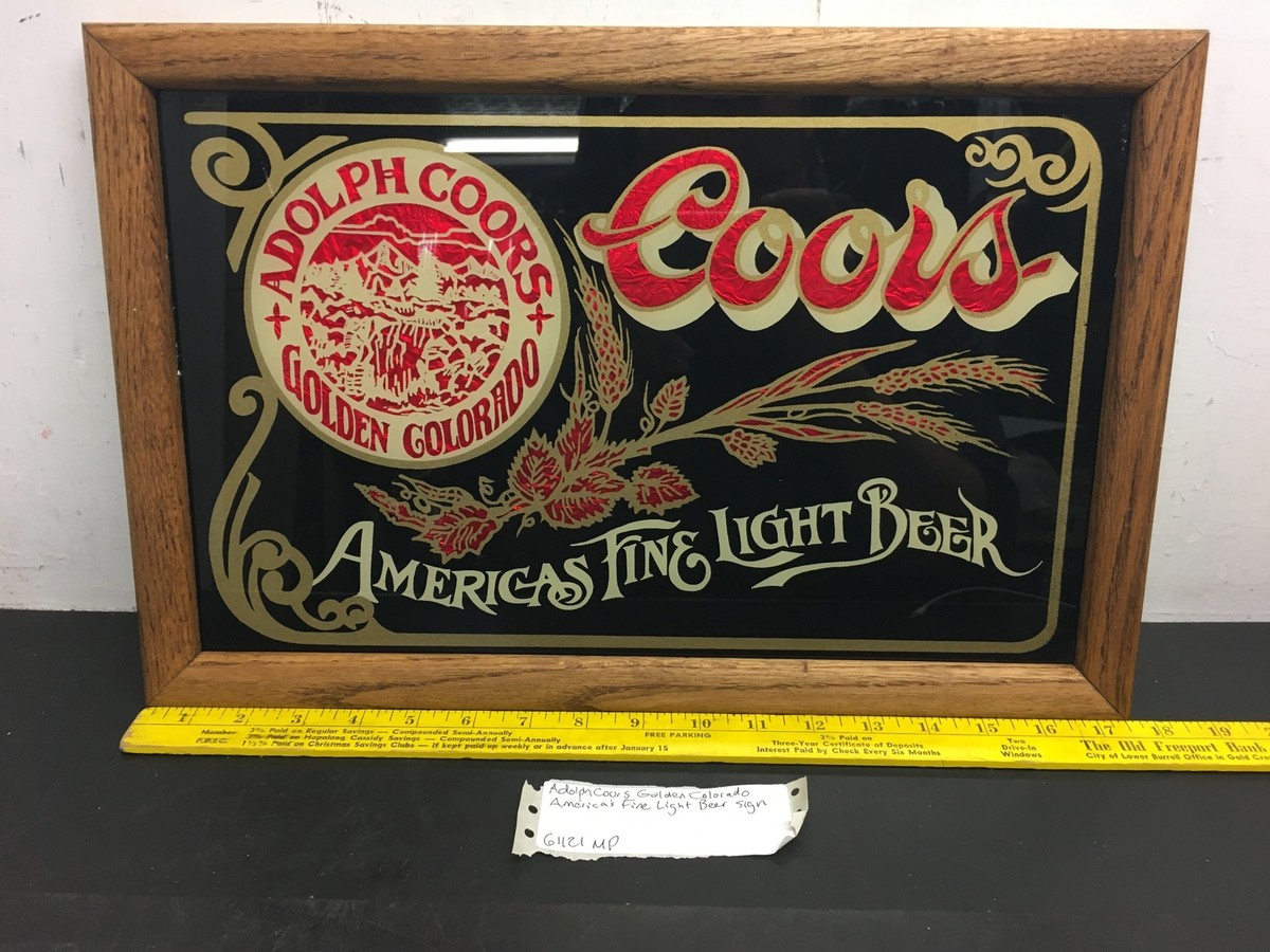 Mint ADOLPH COORS GOLDEN COLORADO 