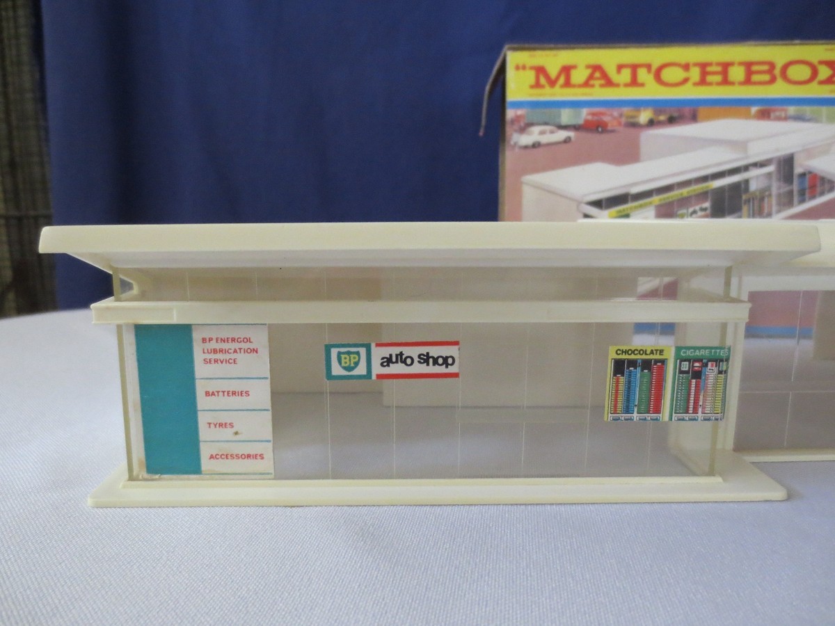 Vintage Lesney Matchbox BP Service Station MG-1 Made in ENGLAND