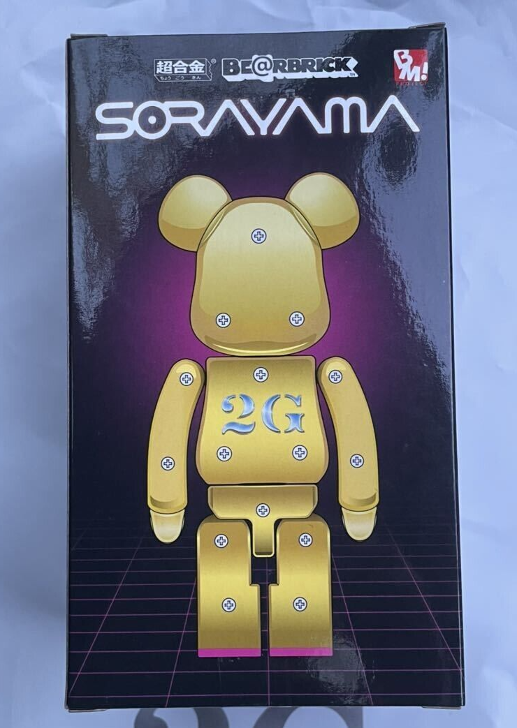 BE@RBRICK SORAYAMA × 2G GOLD 100％&400% BE@RBRICK 2G Limited