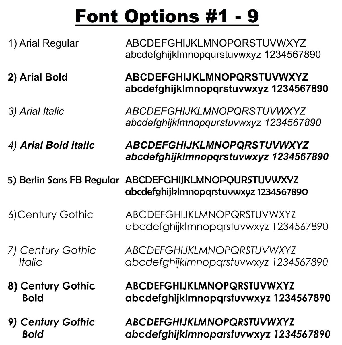 1 to 5 INCH Custom REFLECTIVE Vinyl Decals Text Lettering Numbers