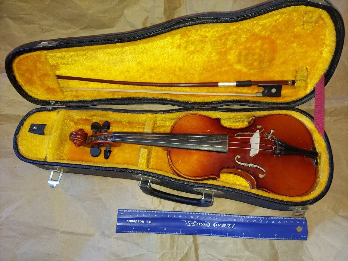 直ぐに使用可能 美品スズキバイオリン1/4 SUZUKI 鈴木バイオリン 1⁄4 No.
