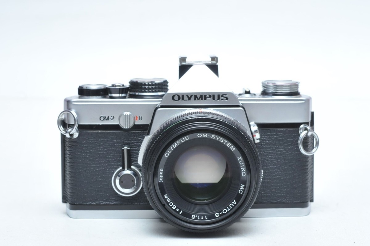 Olympus OM-2 35mm Film Camera W/50mm f/1.8 Zuiko Manual Focus Lens
