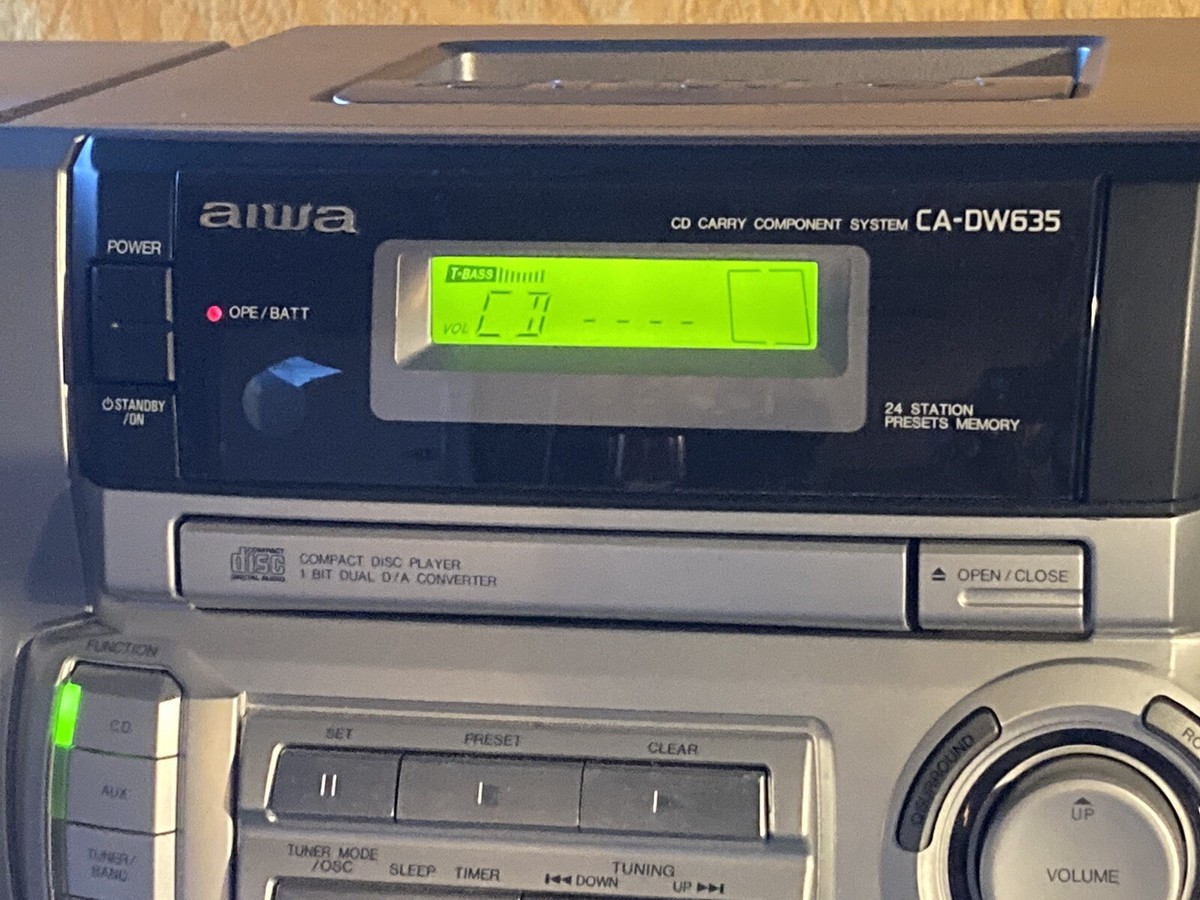 aiwa stereo system vintage 1999 CA-DW635 | eBay