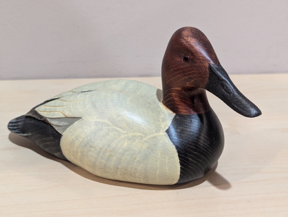 Big Sky Carvers Canvasback Wooden Duck Decoy American Miniature