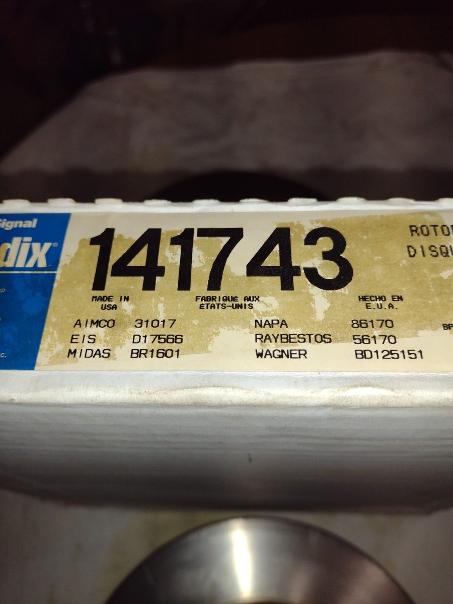 BENDIX FRONT ROTORS fit 1990 thru 1993 PONTIAC LeMANS | eBay