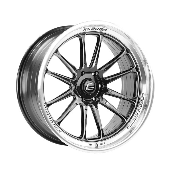 Cosmis XT-206R Black w/ Machined Lip 22x10 +0mm 6×139.7 Wheel 6x5