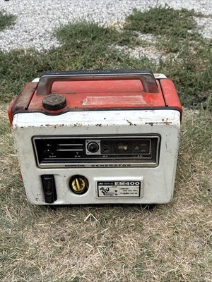 Parts Repair As Is Vintage Honda Em400 portable generator AC/DC