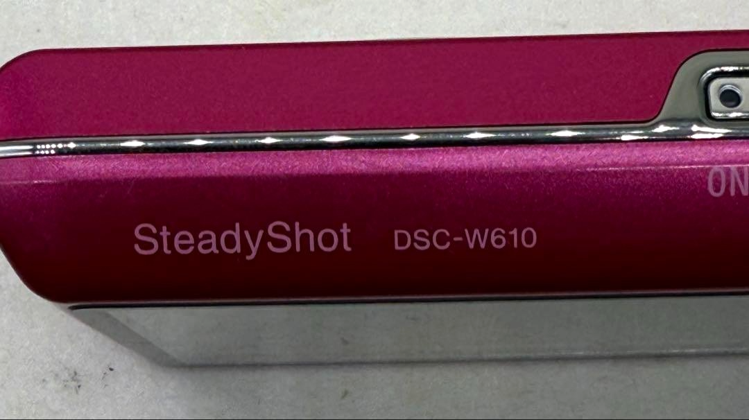美品】SONY Cyber-shot DSC-W610 ピンク 動作確認済 Amazon.co.jp
