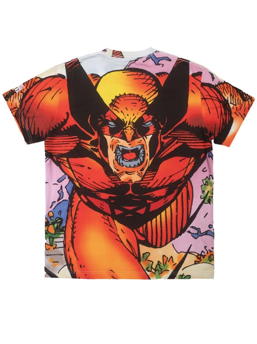 Bait x Marvel Comics Jim Lee X-Men Wolverine All-Over Print T