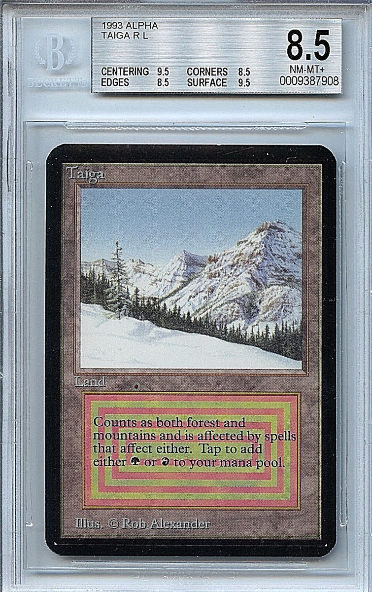 mtg 3ed mtg taiga 英語 Taiga 英語版 デュアルランド