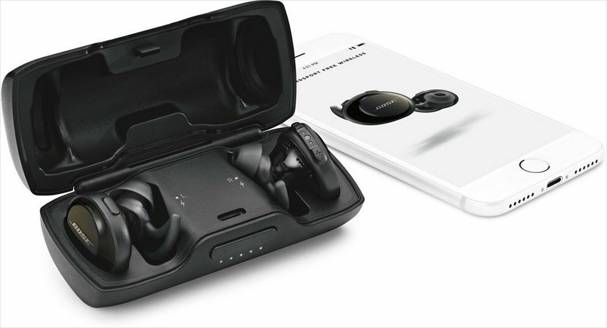 Bose SoundSport Free wireless headphones Triple black Complete