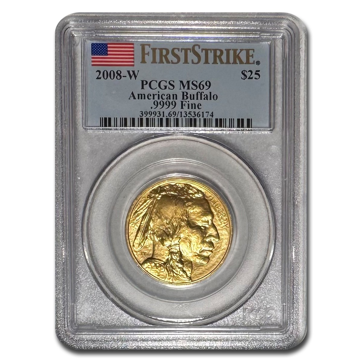 2008-W 1/2 oz Gold Buffalo MS-69 PCGS (FirstStrike®) | eBay