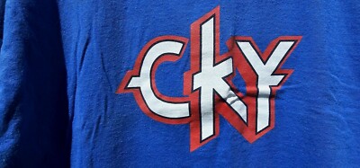 ヴィンテージ✨CKY Tシャツ クラシックロゴ ブルー Classic Logo Tee