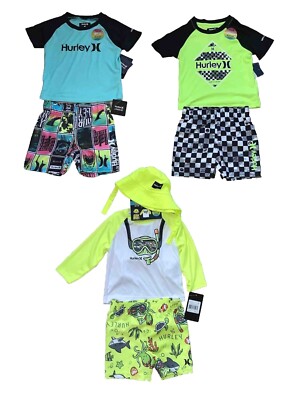 Hurley DRI-FIT Baby/Toddler Boy Rash Guard & Swim Trunks or Trunks