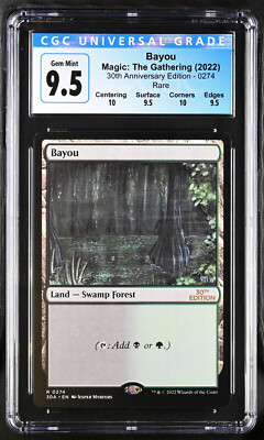 PSA10 Bayou MTG 30th edition