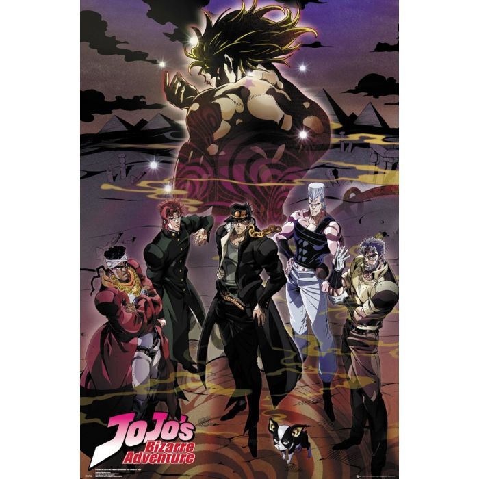 JOJO's BIZARRE ADVENTURE GROUP POSTER 24x36 ANIME COMIC FREE