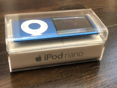 Apple iPod nano 4th Generation 8GB Blue MB732LL/A A1285 NEW | eBay