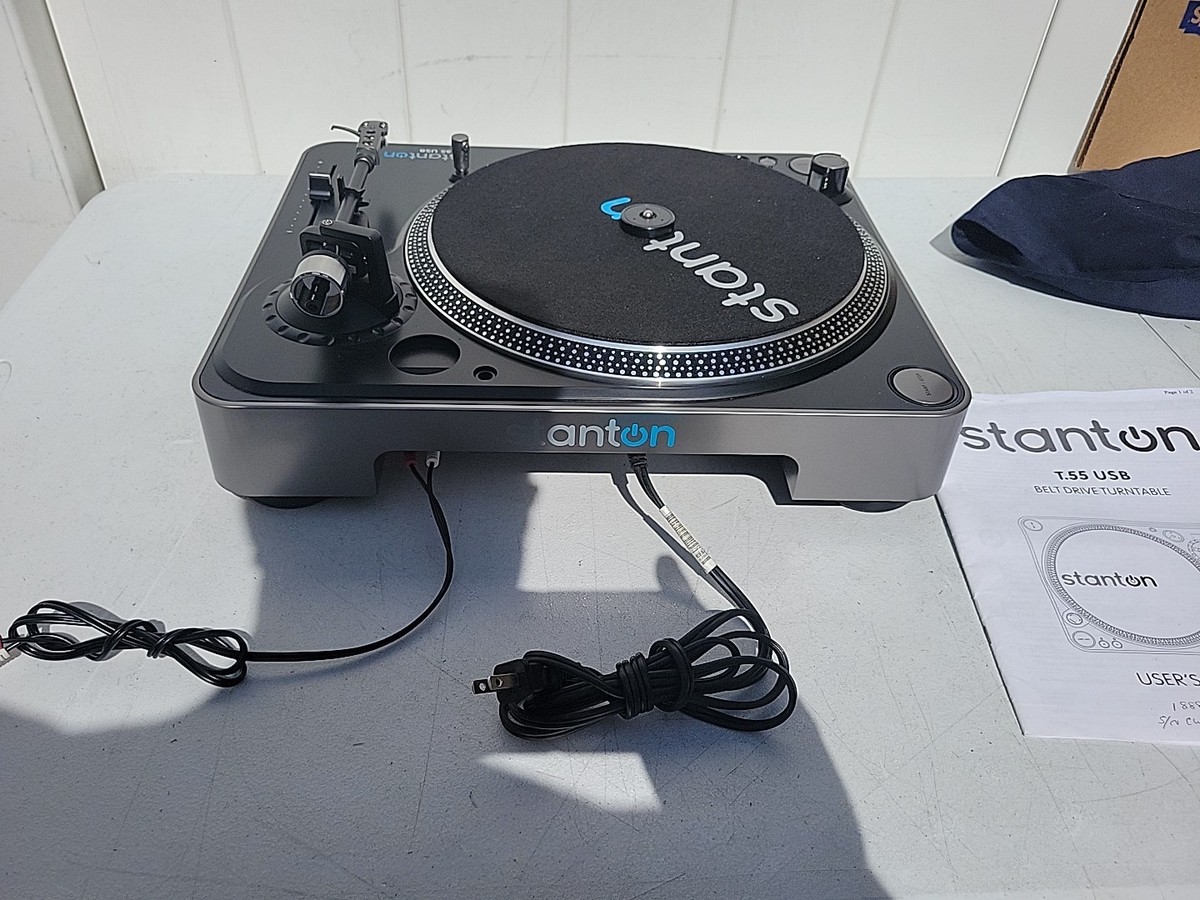Rare - Stanton T.55 USB Belt Drive DJ Turntable W/USB Connectivity